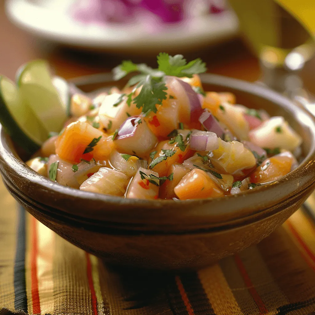 Ceviche Peruano Clásico