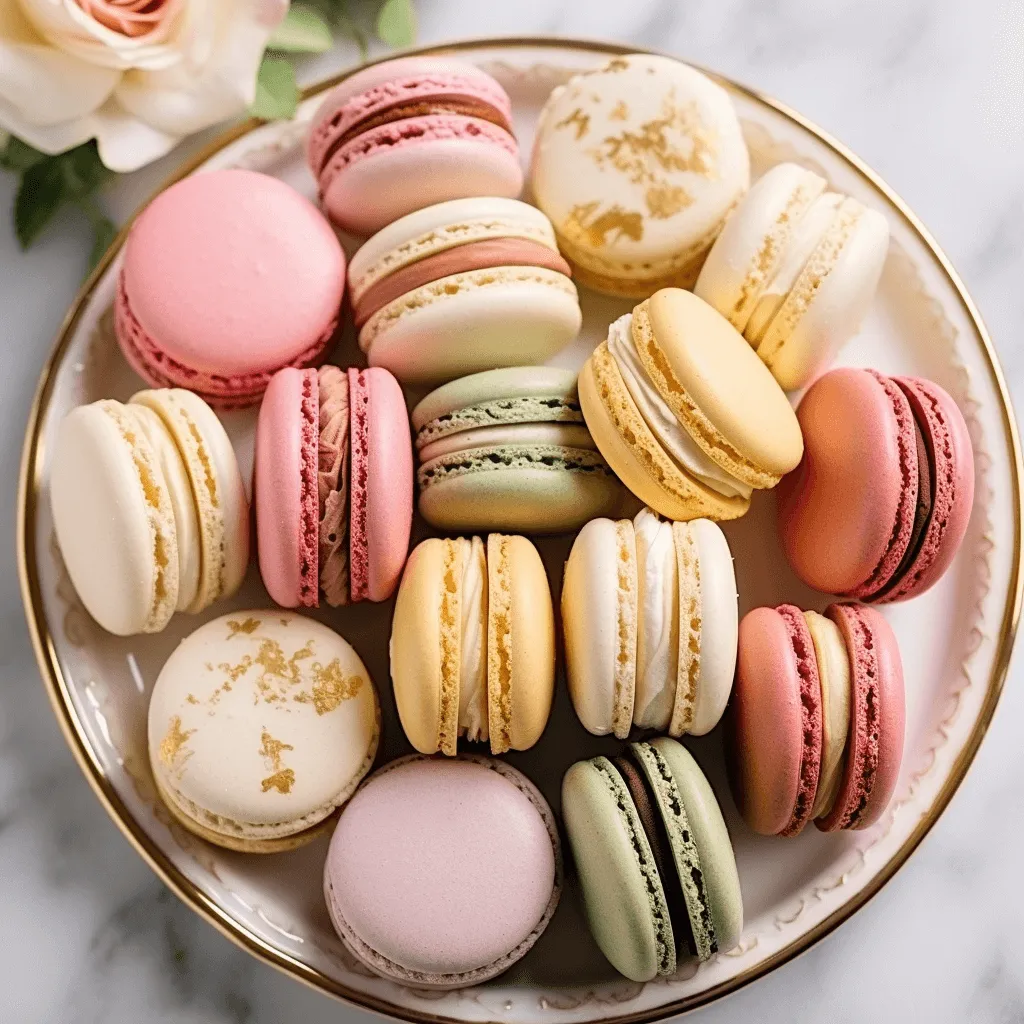 Macarons franceses