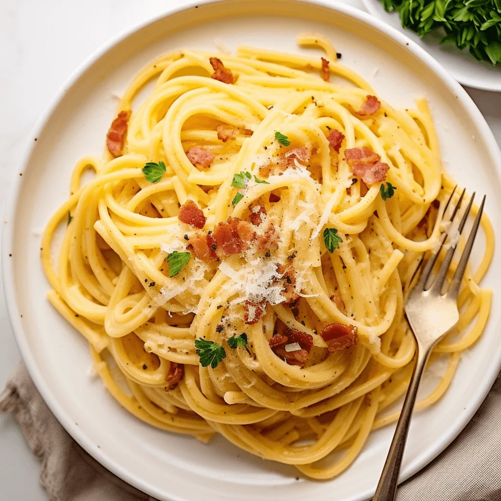 Pasta a la carbonara