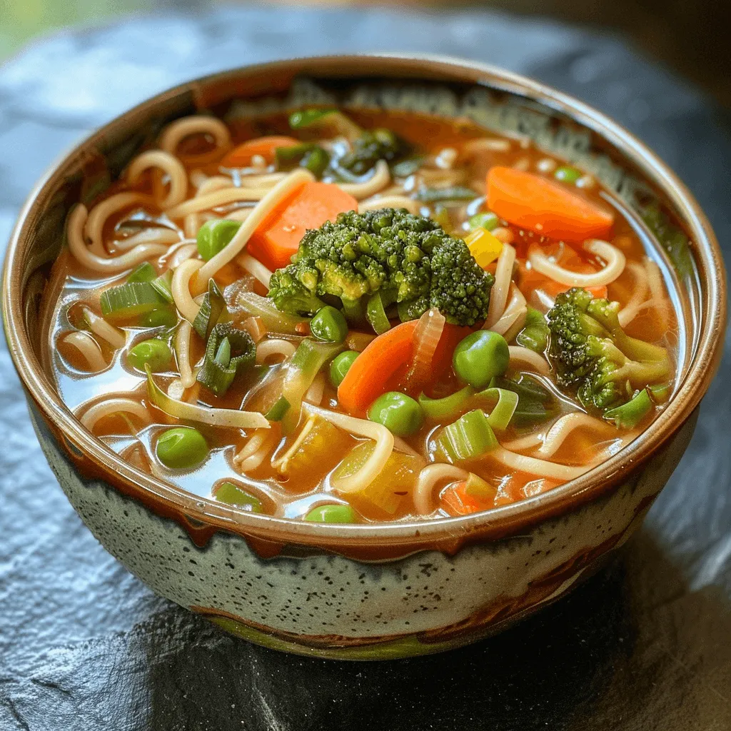 Sopa de Fideos con Verduras